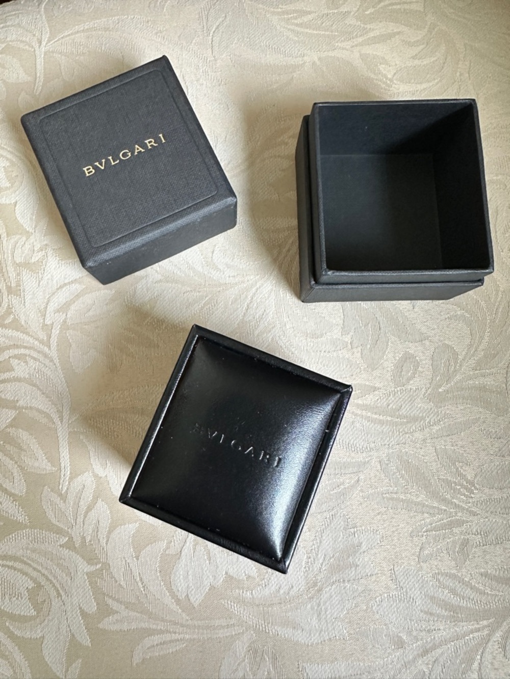 BVLGARI Jewelry Case Empty Box Gift Black